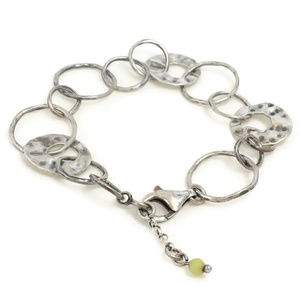 Silpada ‘Paper Chain’ Hammered Sterling Bracelet